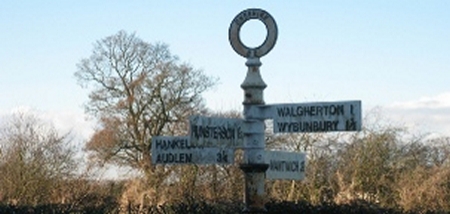 Hatherton signpost